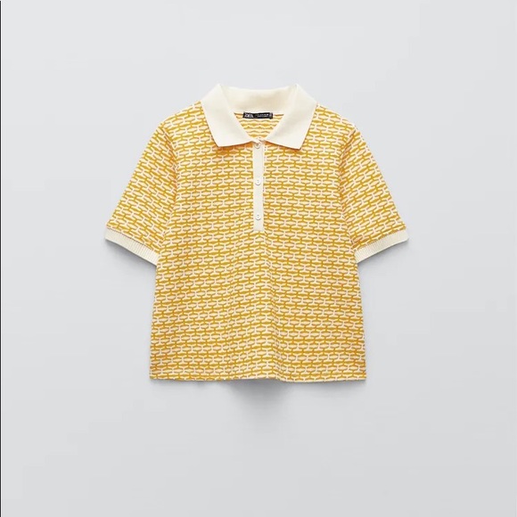 Zara knit polo shirt - Picture 5 of 8